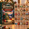 Backpacking Evergreen Advent Calendar HFN Gen Acrylic Ornament, Wilderness Trek Keepsake for Christmas Tree