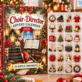 Choir Director HG AI Advent Calendar 2026, 24 Acrylic Ornaments, Christmas Countdown Blind Box Holiday Gift