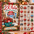 ER Nurse HG AI Advent Calendar 2026, 24 Acrylic Ornaments, Christmas Countdown Blind Box Holiday Gift