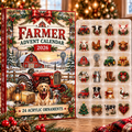 Farmer HG AI Advent Calendar 2026, 24 Acrylic Ornaments, Christmas Countdown Blind Box Holiday Gift