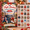 Flight Attendant HG AI Advent Calendar 2026, 24 Acrylic Ornaments, Christmas Countdown Blind Box Holiday Gift