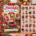 Hairstylist HG AI Advent Calendar 2026, 24 Acrylic Ornaments, Christmas Countdown Blind Box Holiday Gift