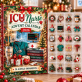 ICU Nurse HG AI Advent Calendar 2026, 24 Acrylic Ornaments, Christmas Countdown Blind Box Holiday Gift