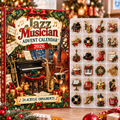 Jazz Musician HG AI Advent Calendar 2026, 24 Acrylic Ornaments, Christmas Countdown Blind Box Holiday Gift
