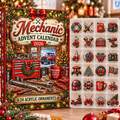 Mechanic HG AI Advent Calendar 2026, 24 Acrylic Ornaments, Christmas Countdown Blind Box Holiday Gift