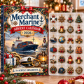 Merchant Marine HG AI Advent Calendar 2026, 24 Acrylic Ornaments, Christmas Countdown Blind Box Holiday Gift