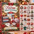 Nurse Practitioner HG AI Advent Calendar 2026, 24 Acrylic Ornaments, Christmas Countdown Blind Box Holiday Gift