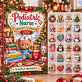 Pediatric Nurse HG AI Advent Calendar 2026, 24 Acrylic Ornaments, Christmas Countdown Blind Box Holiday Gift