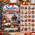Sailor HG AI Advent Calendar 2026, 24 Acrylic Ornaments, Christmas Countdown Blind Box Holiday Gift