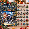 Space Force HG AI Advent Calendar 2026, 24 Acrylic Ornaments, Christmas Countdown Blind Box Holiday Gift