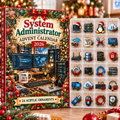 System Administrator HG AI Advent Calendar 2026, 24 Acrylic Ornaments, Christmas Countdown Blind Box Holiday Gift