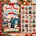 Travel Nurse HG AI Advent Calendar 2026, 24 Acrylic Ornaments, Christmas Countdown Blind Box Holiday Gift