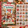 Veterinary Technician HG AI Advent Calendar 2026, 24 Acrylic Ornaments, Christmas Countdown Blind Box Holiday Gift