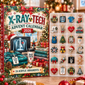 X-Ray Tech HG AI Advent Calendar 2026, 24 Acrylic Ornaments, Christmas Countdown Blind Box Holiday Gift