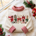 Hairstylist Christmas Gingham HFN Gen Embroidered Shirt