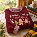 Sugar Cookie Decorator Gingham Sweatshirt LN, Royal Icing Artist Gift