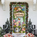 Spring Butterfly Garden LN Door Cover, Holiday Decor