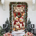 Pekin Duck Holiday LN Door Cover, Personalized Farmhouse Entry Hanging