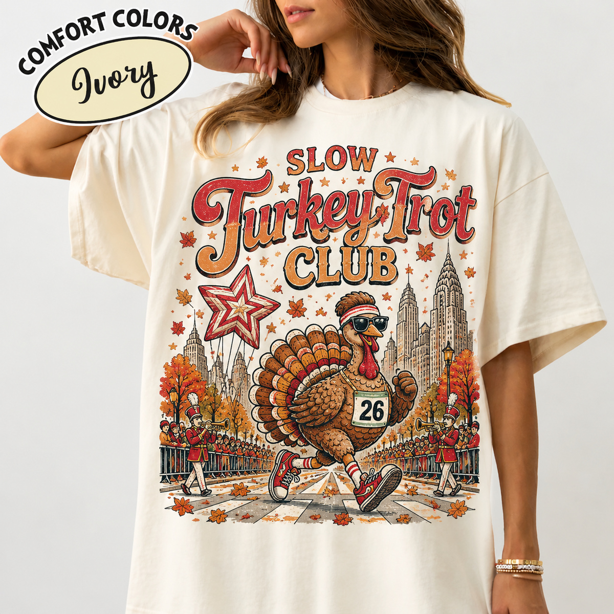 Slow Turkey Trot Club Comfort Colors HFN Gen Shirt