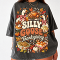 Comfort Colors Funny HFN Gen Shirt, Silly Goose Thanksgiving