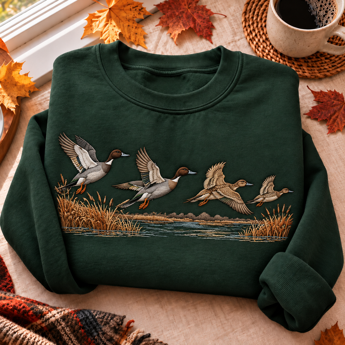 Pintail Duck Hunting Season HFN Gen Embroidered Shirt