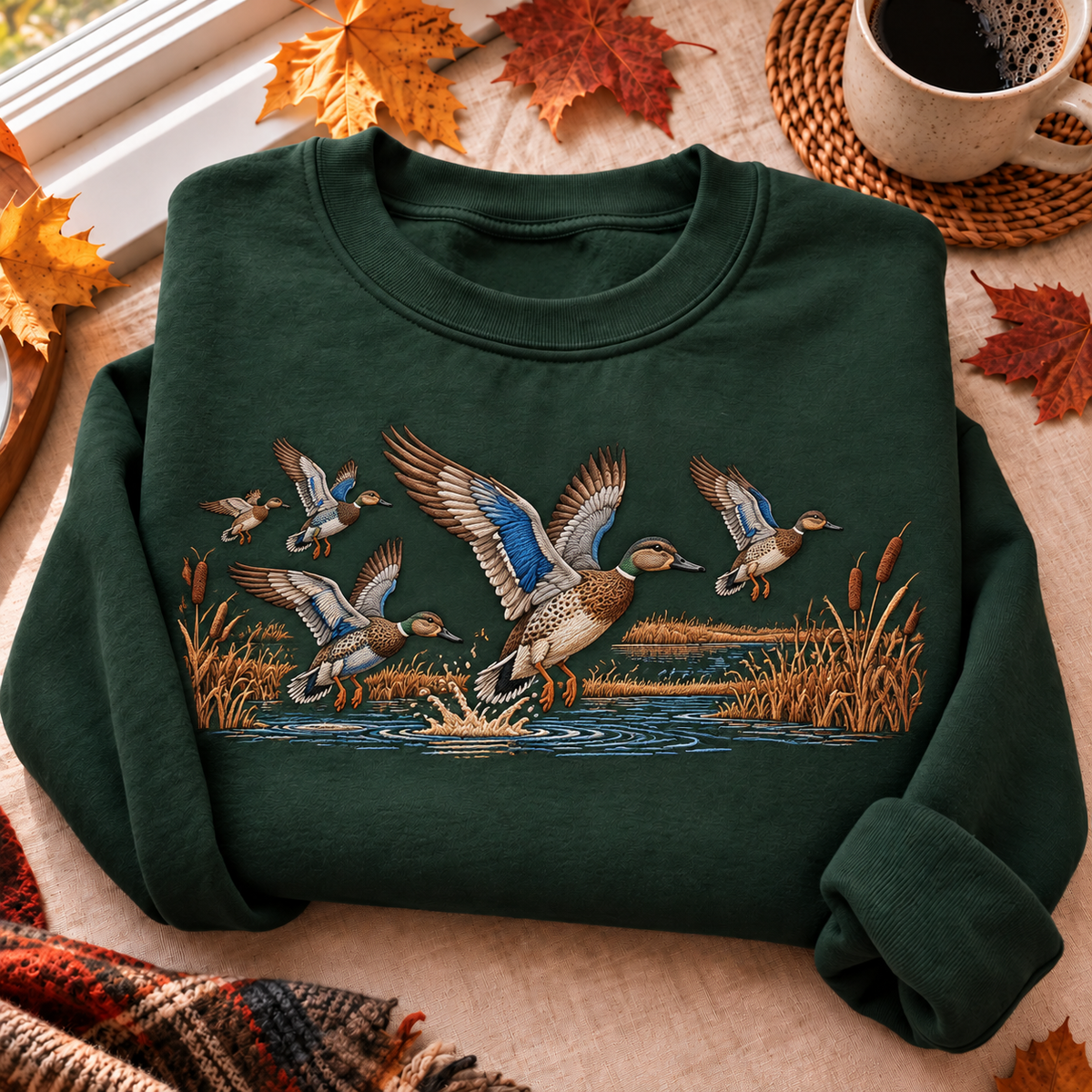 Blue Wing Teal Hunting Season HFN Gen Embroidered Shirt