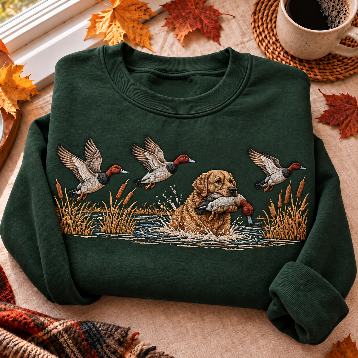 Redhead Duck Hunting Season HFN Gen Embroidered Shirt
