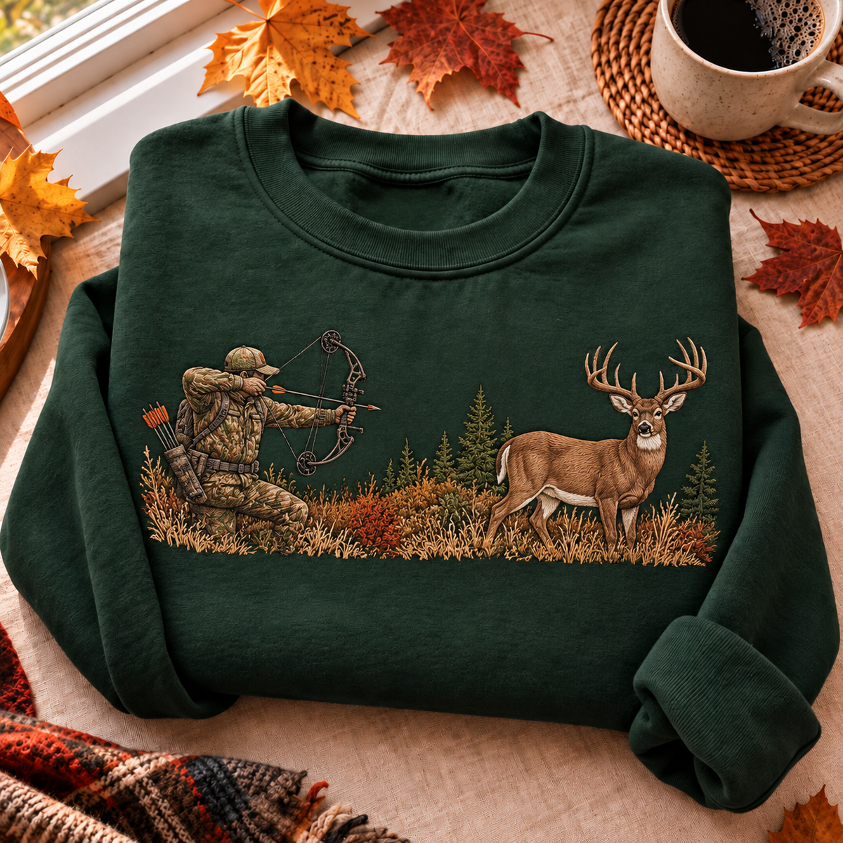 Hunting Season HFN Gen Embroidered Shirt, Archery Deer