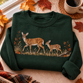Hunting Season HFN Gen Embroidered Shirt, Whitetail Doe And Fawn