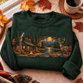 Hunting Season HFN Gen Embroidered Shirt, Cabin In The Woods