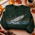 Tarpon Fishing Hunting Season HFN Gen Embroidered Shirt