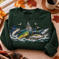 Offshore Deep Sea Fishing Hunting Season HFN Gen Embroidered Shirt