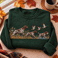 German Shorthaired Pointer Hunting Season HFN Gen Embroidered Shirt, Breathable Cotton Outdoor Fieldwear