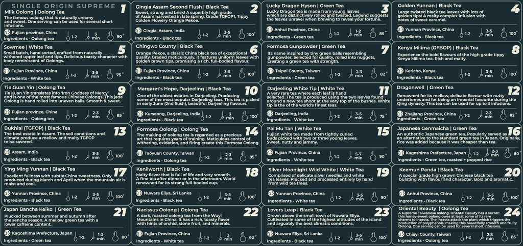 Tea Advent Calendar HG 2026: Christmas Blends, Single Origin, Breakfast, Caffeine-Free