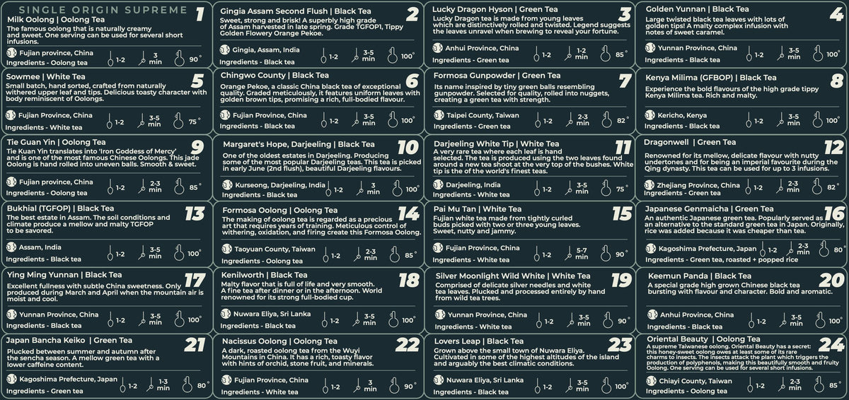 Tea Advent Calendar HG 2026: Christmas Blends, Single Origin, Breakfast, Caffeine-Free