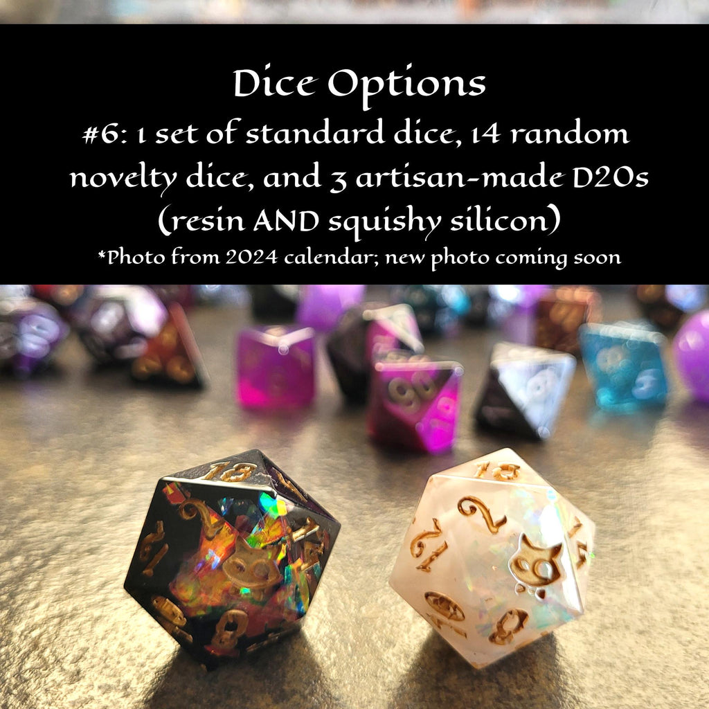 D&D Dice Advent Calendar HG: 24 Days of Tabletop RPG Excitement for DnD Enthusiasts