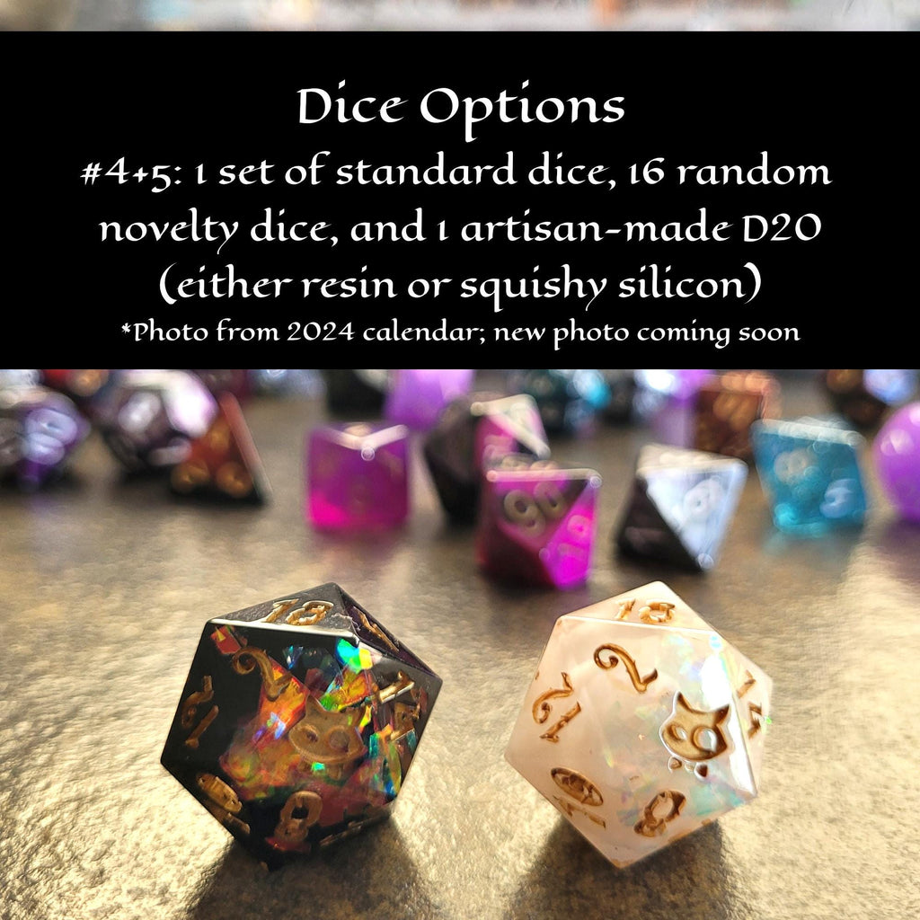 D&D Dice Advent Calendar HG: 24 Days of Tabletop RPG Excitement for DnD Enthusiasts