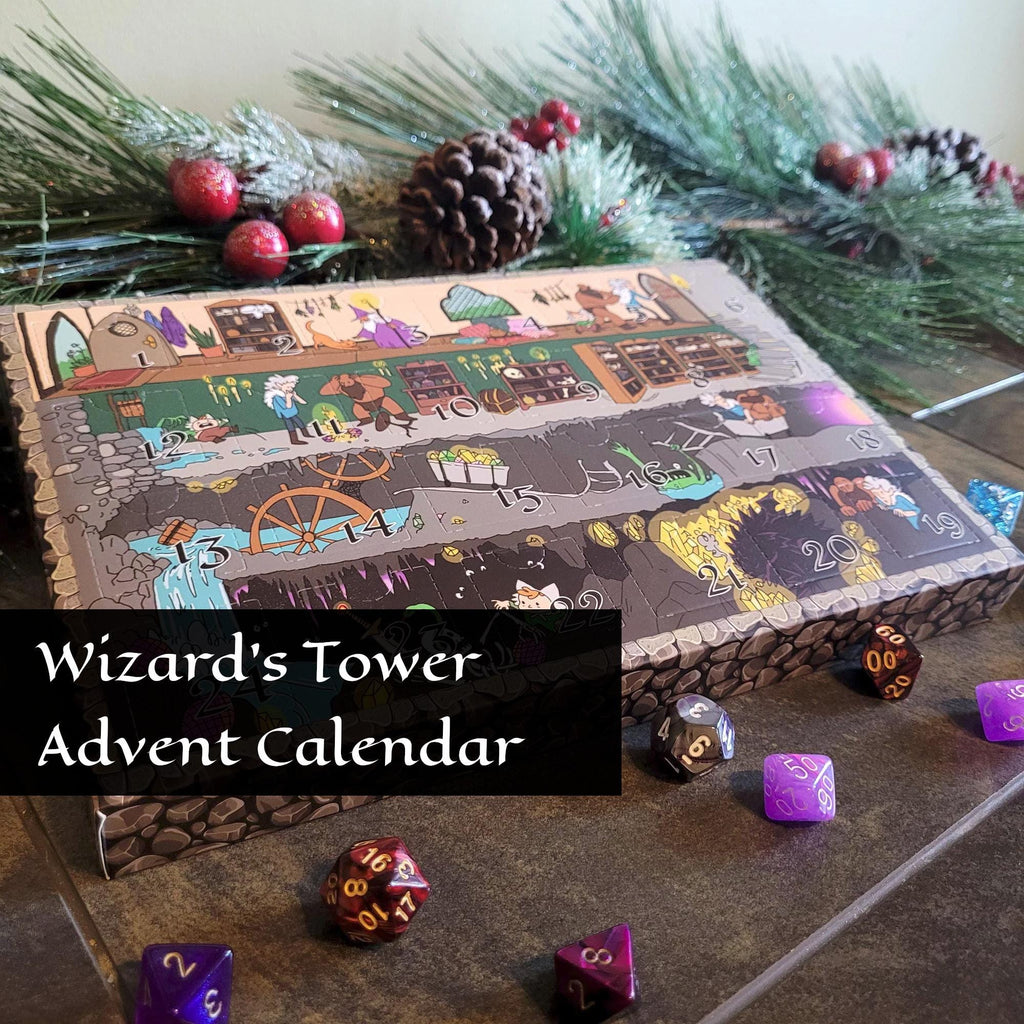 D&D Dice Advent Calendar HG: 24 Days of Tabletop RPG Excitement for DnD Enthusiasts
