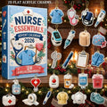 Nurse Essentials Advent Calendar HG 2026, 24 Day Medical Acrylic Charms Blind Box, Christmas Countdown Gift for Nurses, Nursing Student Gift