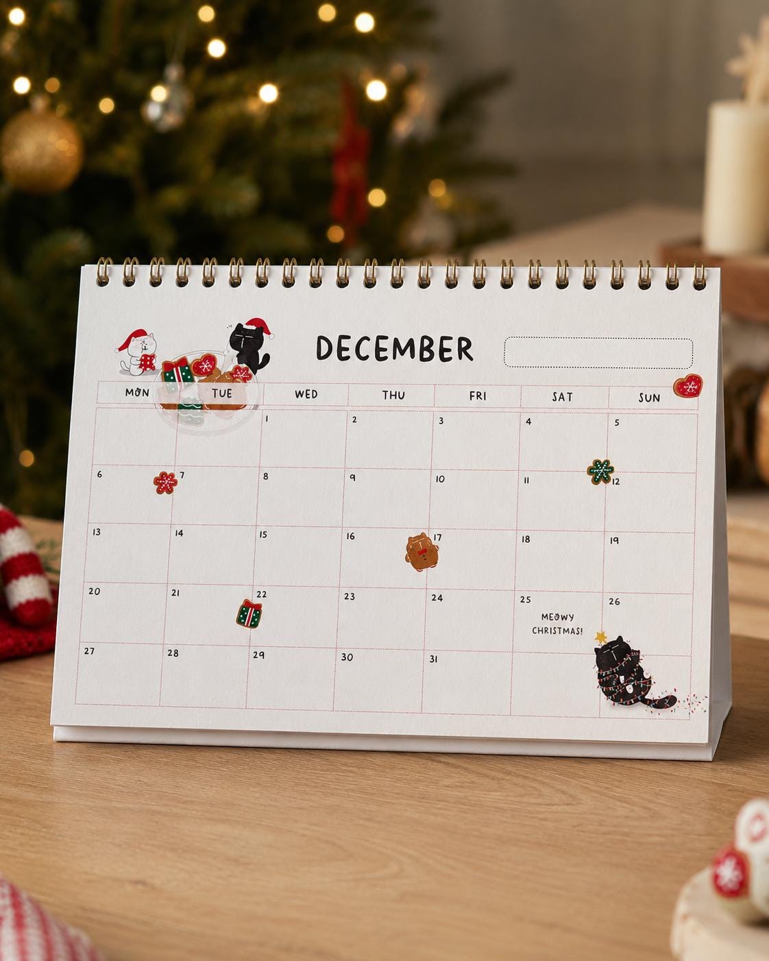 2027 Desk Calendar, Funny Cat Calendar, A5 Standing Desk Calendar, Monthly Planner Gift for Cat Lovers, A5