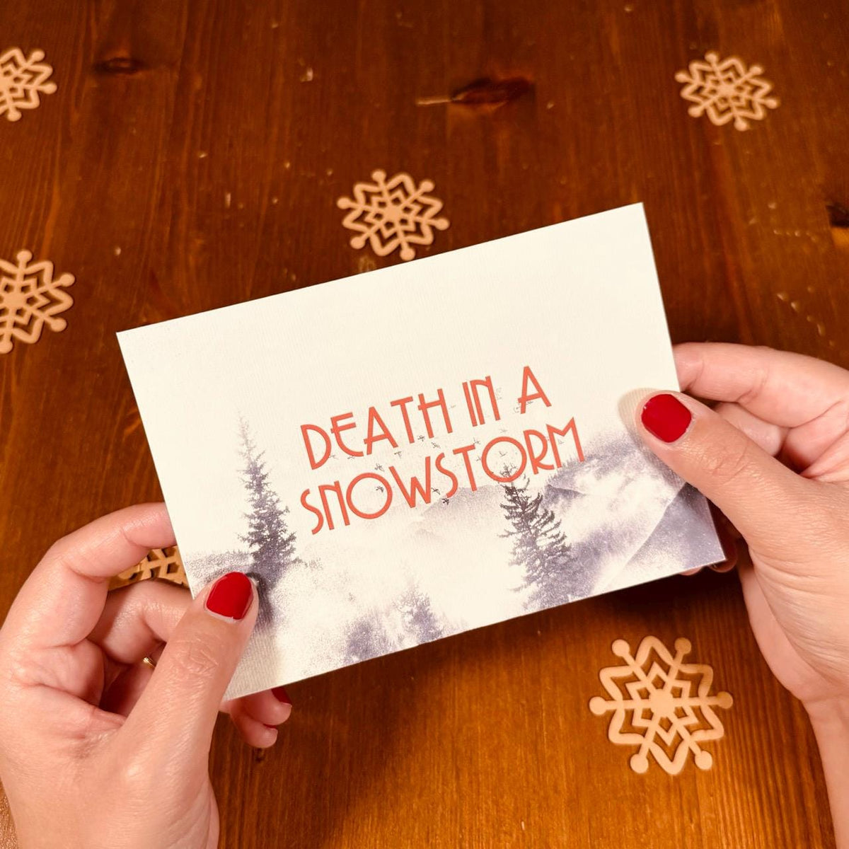 PRE-ORDER | Murder Mystery Advent Calendar HG | Death in a Snowstorm | Escape Room-Style Puzzle Game for Adults