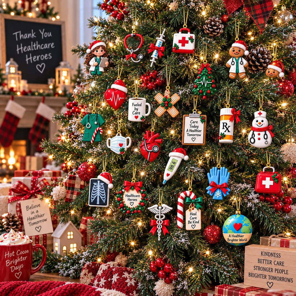 Personalized Doctor Advent Calendar HG, Healthcare Countdown, 24 Mini Ornaments, Custom Name Medical Gift, Christmas GIFT 2026, Doctor Decor