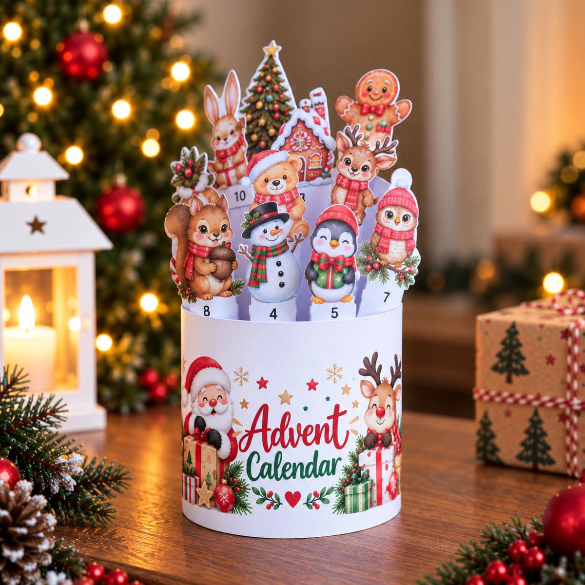 Duplo Mini Advent Calendar HG with 24 Motifs and Blank Templates | Printable Duplo Wrappers | DIY Christmas Advent Calendar HG