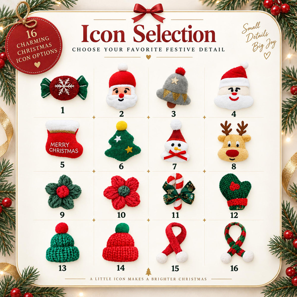 Personalized Handmade Yarn Name Christmas Hanging Advent Calendar HG, Family Tradition