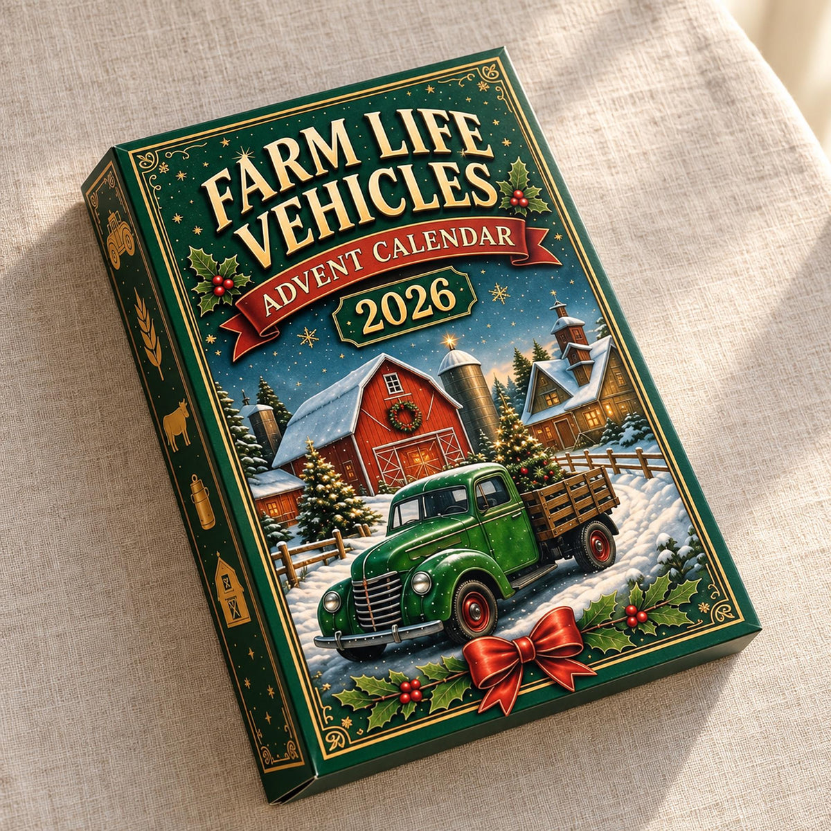 Farm Vehicle Advent Calendar HG 2026, Mini Tractors and Trucks, Christmas Countdown Gift