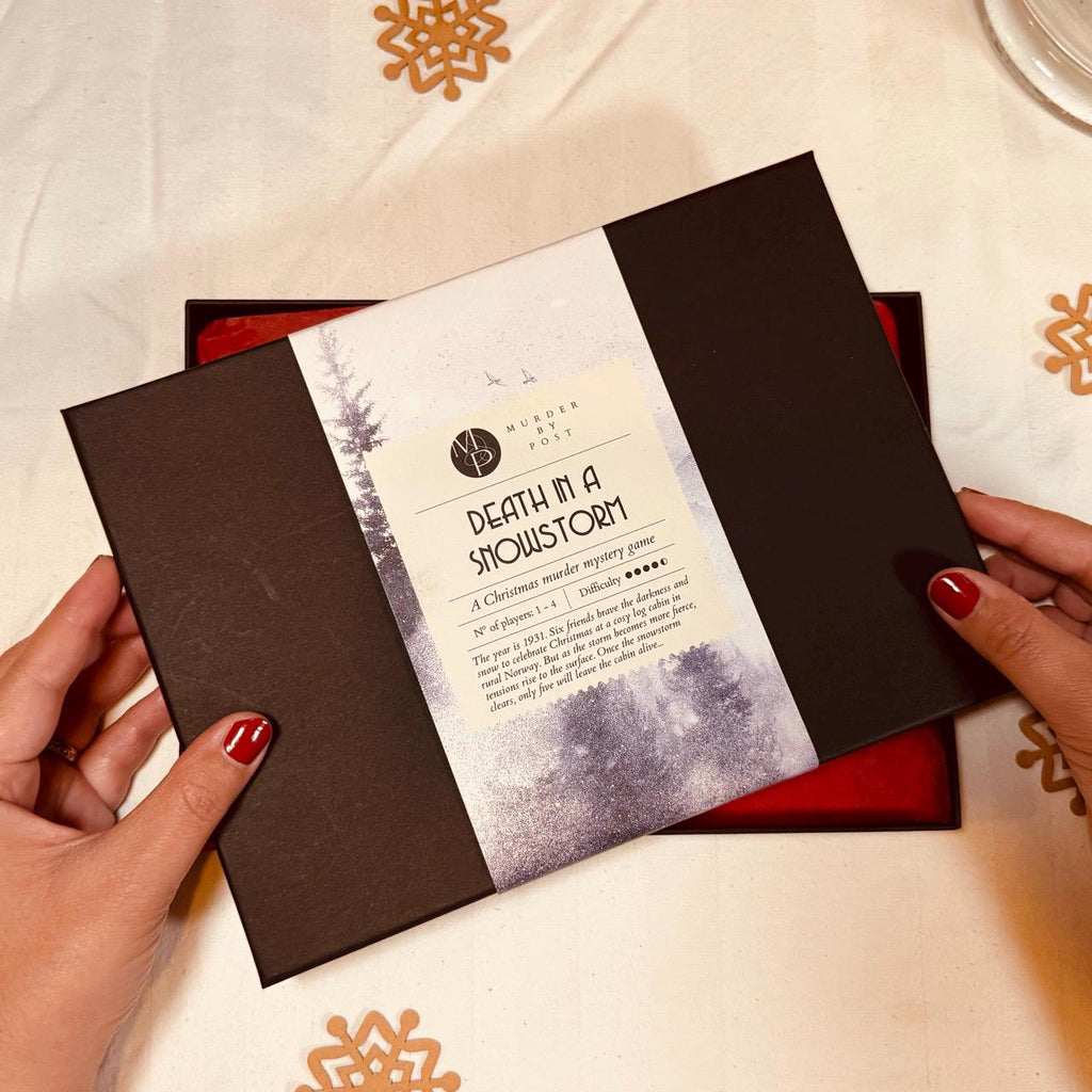 PRE-ORDER | Murder Mystery Advent Calendar HG | Death in a Snowstorm | Escape Room-Style Puzzle Game for Adults