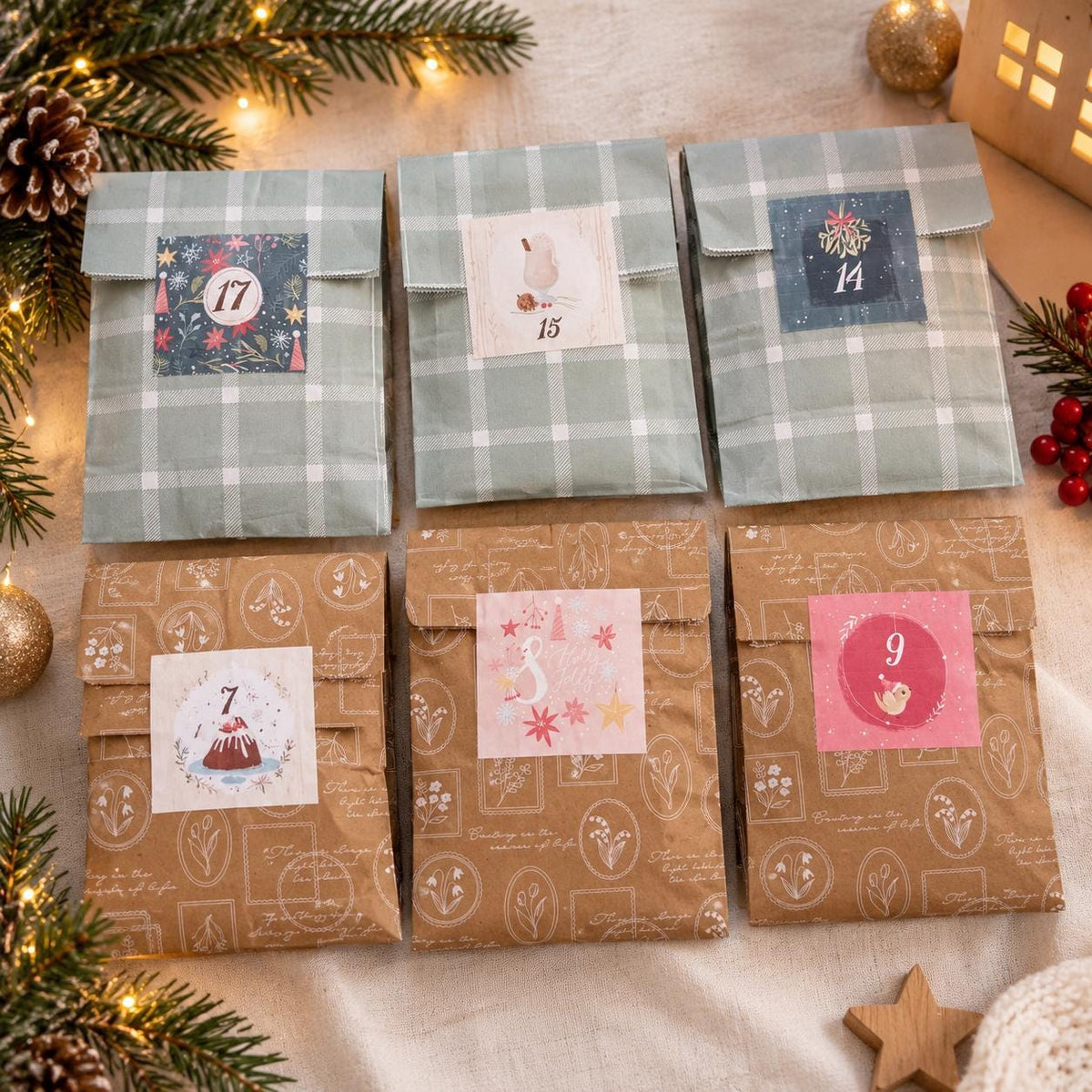 Advent Calendar HG 2026, Kawaii Japanese Advent Calendar HG, Snacks, Matcha, Stationery and Stickers Advent Calendar HG Filler, Christmas Gift Box