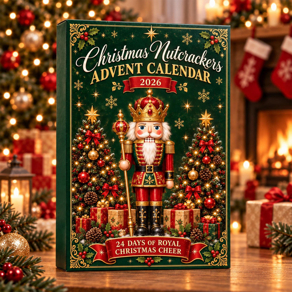 Christmas Nutcracker Advent Calendar HG 2026, 24 Day Nutcracker Ornament Set, Christmas Countdown Gift, Holiday Tree Decor, Xmas Keepsake