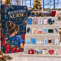 Registered Nurse Advent Calendar HG, 24 Acrylic Hanging Ornaments, Profession Christmas Countdown, Career Keepsake Gift