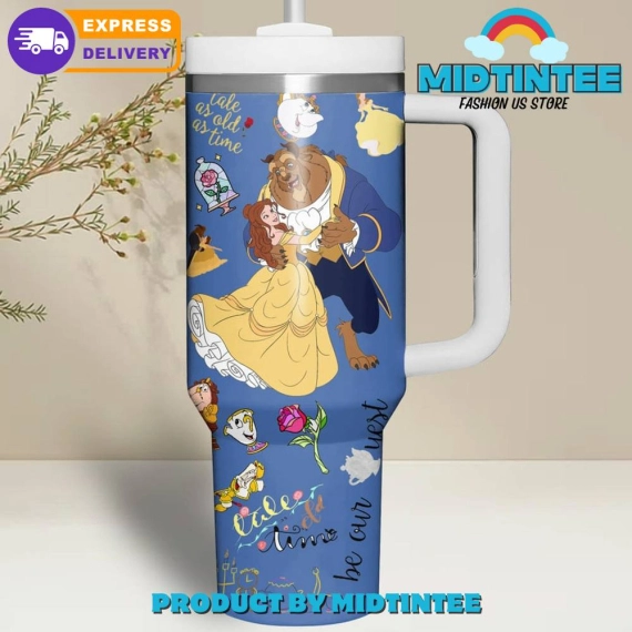 Beauty And The Beast Disney Gift for her,him, Birthday Xmas Halloween Gift 30oz or 40oz Tumbler LN